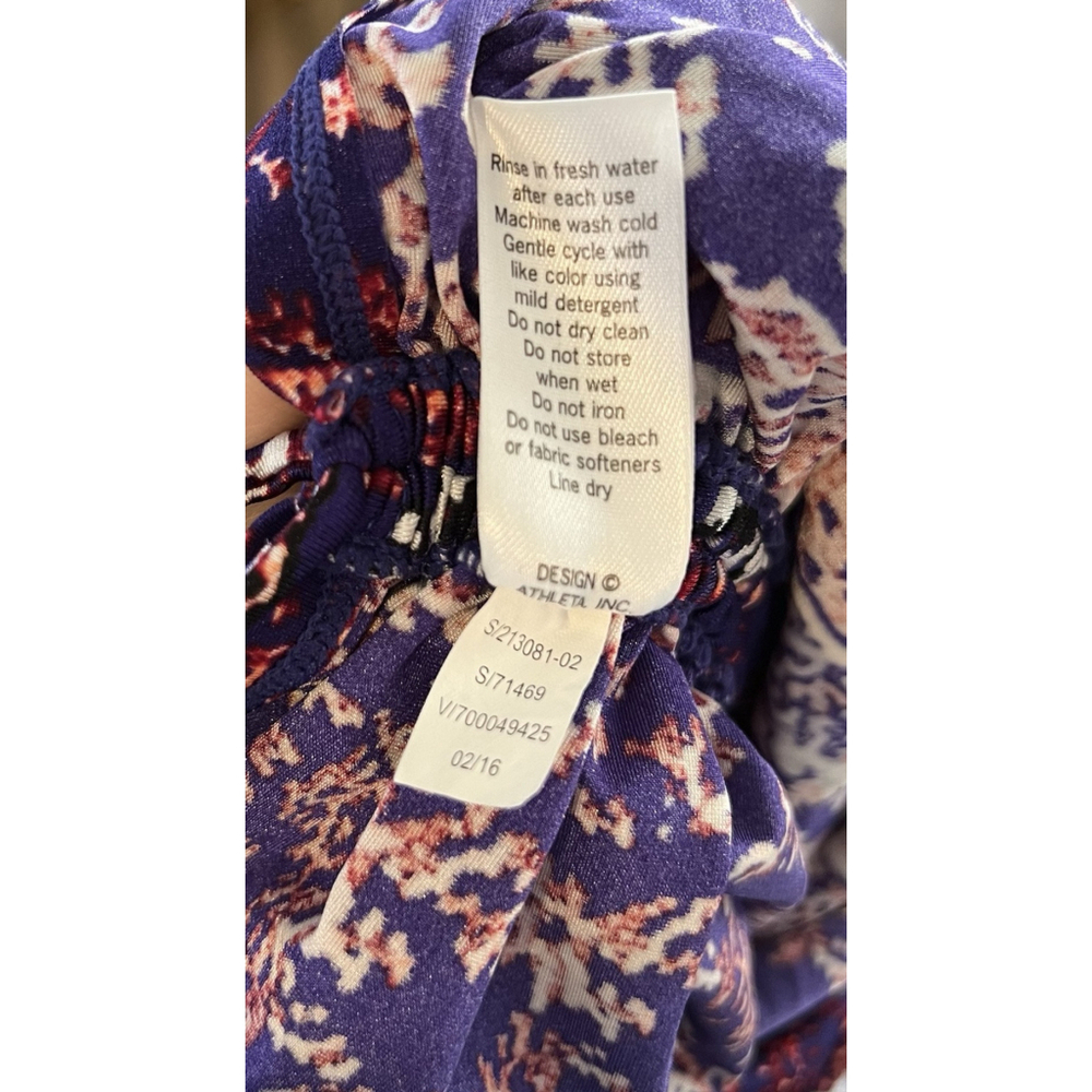 Athleta Seamless Tank Top Yoga Running Beach Swim Md Aqualuxe Rashguard Paradise - Picture 5 of 6